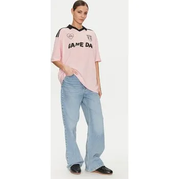 Pánské tričko HUGO T-Shirt 50537456 Růžová Relaxed Fit XXL