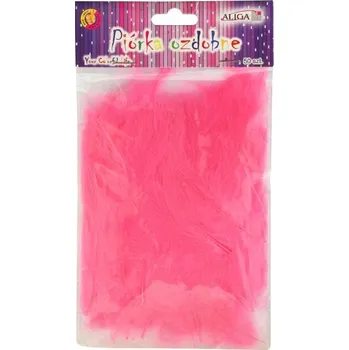 ALIGA peříčka P-064 50ks růžová