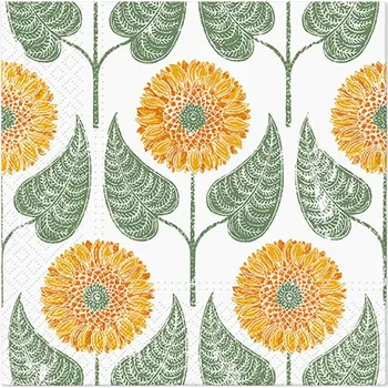 Papírový ubrousek Ubrousky PAW Dekor L (20ks) Sunflowers Pattern