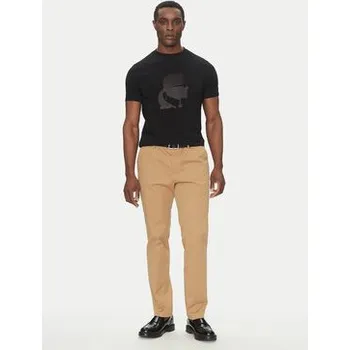 Pánské tričko KARL LAGERFELD T-Shirt 755054 552221 Černá Regular Fit 3XL