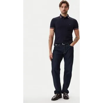 Oblečení a móda Tommy Hilfiger Polokošile Tipped MW0MW37346 Tmavomodrá Slim Fit XL