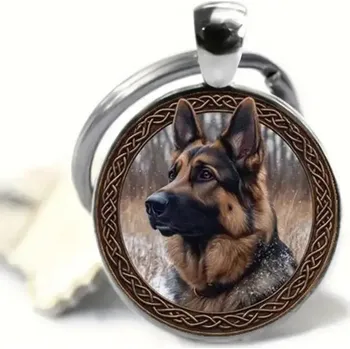 Přívěsek na klíče s německým ovčákem