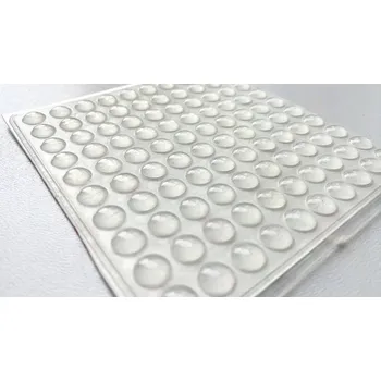 Podložka pod nábytek Silonové dorazy tlumiče fi 8 mm, 100 ks