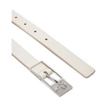 Opasek Dámský pásek Calvin Klein Ck Cut Square Buckle 2.0 K60K613155 Bílá 130