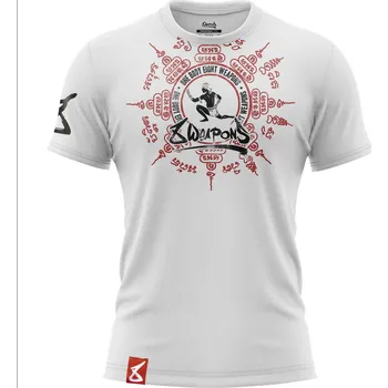 Oblečení pro bojové sporty Pánské Muay Thai tričko 8 weapons Eight Ways - bílé S