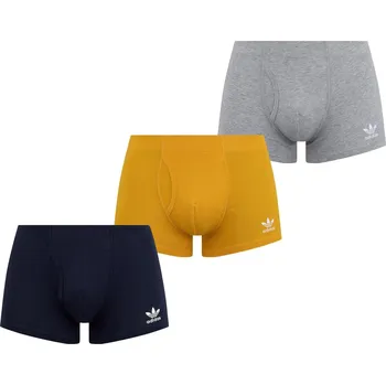 Pánské spodní prádlo pánské boxerky ADIDAS - HEATHER/GREY/SA - 3 ks - L (Adidas Originals 3 Pack Trunk)