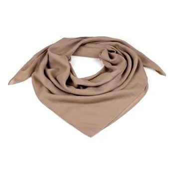 Šátek jednobarevný 90x90 cm - 1 ks - 9 béžová