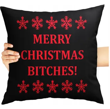 Polštář POLŠTÁŘ VESELÉ VÁNOCE, !