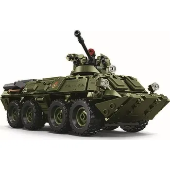 Stavebnice Sluban Sluban Model Bricks M38-B1251 Tank BTR-80AS IFV v měřítku 1:35