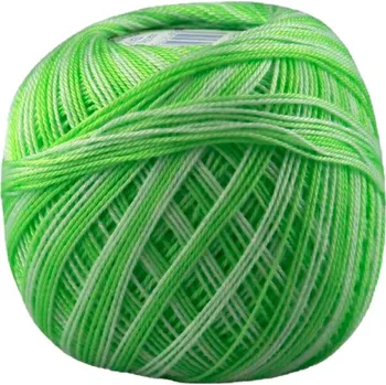 Příze Niťárna Háčkovací příze Sněhurka ombré 61152 zelená
