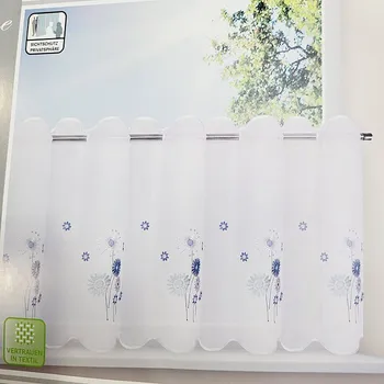 Záclona GERSTER Hotová záclona GERSTER KVĚTINY 50 x 145 cm