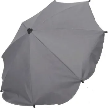 Slunečník na kočárek - šedý