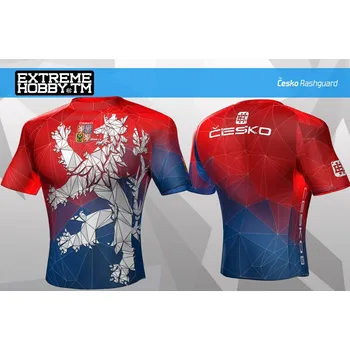 Rashguard Extreme Hobby Rashguard KR.rukáv ČESKÝ LEV XL