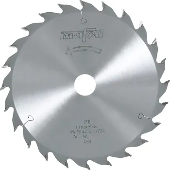 Pilový kotouč MAFELL 092478 Pilový kotouč-HM, 168 x 1,2/1,8 x 20 mm, Z 24, WZ