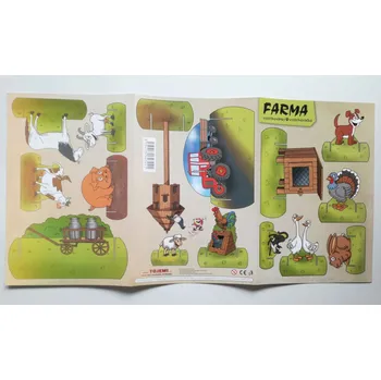 omalovánky Mičánek MP vystřihovánky Farma