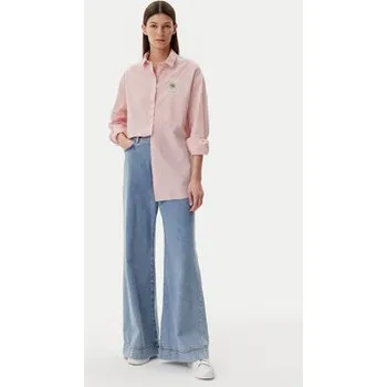 Pánská košile Napapijri Košile G-Fete NP0A4IFM Růžová Loose Fit S