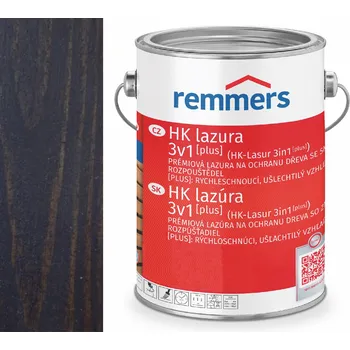 barva a nátěr na dřevo Remmers HK-LASUR [PLUS] 0,75L 5454 Eben - Ebenholz