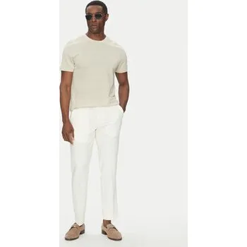 Pánské tričko BOSS T-Shirt H-Thompson 28 50537488 Béžová Regular Fit XXL