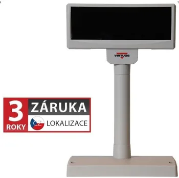 Pokladní systém Virtuos zákaznický display FV-2029M, 2 x 20 znaků 9 mm, RS232, včetně napájení +12V EJA1002