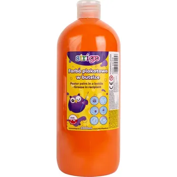 Speciální výtvarná barva Temperová barva STRIGO 1000 ml - oranžová