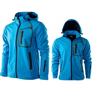 Pánská softshellová bunda Hi-Tec pánská softshellová bunda s kapucí NILS, velikost XXL