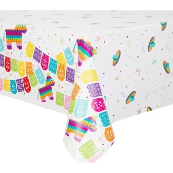 Jednorázový ubrus Platový ubrus Fiesta pinaty 137 x 214 cm