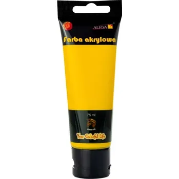 Výtvarná barva Aliga Akrylová barva 75 ml žlutá