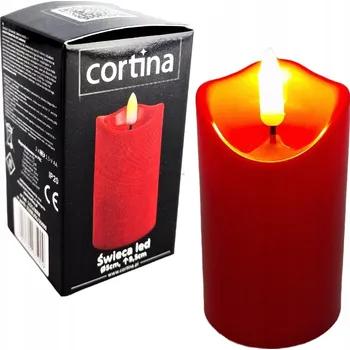 Svíčka LED vklad do hřbitovní svíčky Cortina 9,5 cm