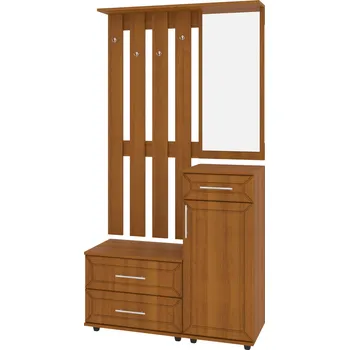 Předsíňová stěna Max-i Předsíňová stěna THORIAN MDF Zvolte barvu:: lískový ořech