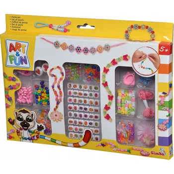 kreativní sada KULATÉ KORÁLKY NÁRAMKY ART&FUN SIMBA