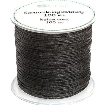 Set školních potřeb Sznurek nylonowy 0,8mm 100m czarny