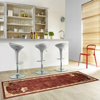 Koberec Moderní koberec Atlas - květiny 1 - hnědý Rozměr koberce: 100x200 cm