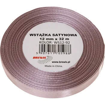 Stuha Brewis Atlasová stuha 38 mm pudrově růžová - 92