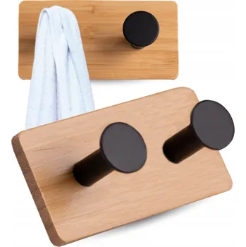 Věšák Háček bez vrtání OMAGO béžový, černý