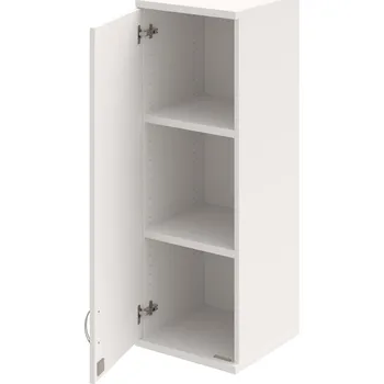 Policová skříň SZ 3 40 01 L H – Skříň policová dvéřová 115,2 × 40 cm - Bílá , Bílá , USN – Hobis