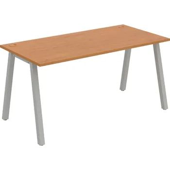 Psací stůl US A 1600 – Stůl pracovní délky 160 cm - Olše , Šedý kov