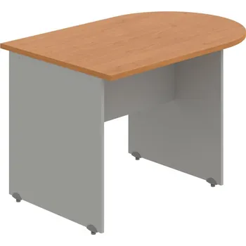 Psací stůl GP 1200 1 – Stůl jednací oblouk 120 cm - Olše , Šedá