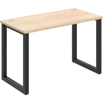 Psací stůl UE O 1200 – Stůl pracovní délky 120 cm, hl. 60 cm - Akát , Černý kov