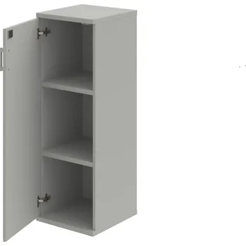 Policová skříň SZ 3 40 01 L – Skříň policová dvéřová 115,2 × 40 cm - Šedá , Šedá , USH – hranatá