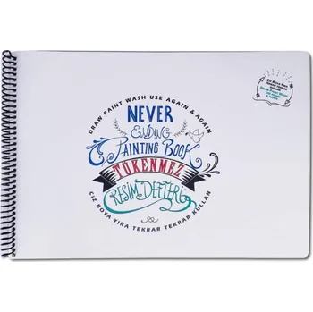 Blok Nekonečný blok 25 x 35 cm FUNNY MAT - Nápisy + pastelky zdarma