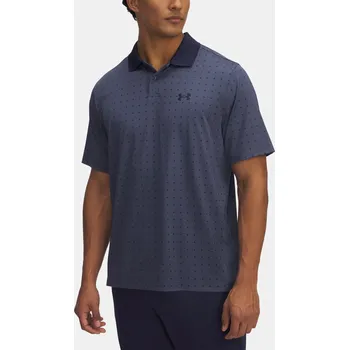 Pánské tričko Under Armour UA Matchplay Printed Polo 1377377-045 Šedá SM