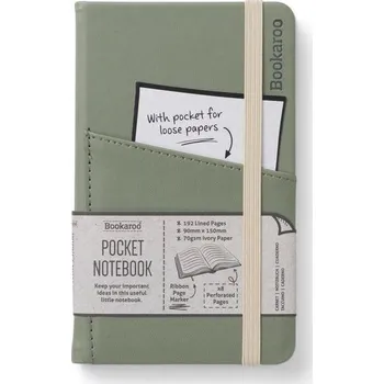 Set školních potřeb Bookaroo Notatnik Journal Pocket A6 - Zielony