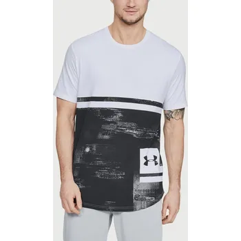 Pánské tričko Pánské triko Under Armour Sportstyle Print SS - bílé M