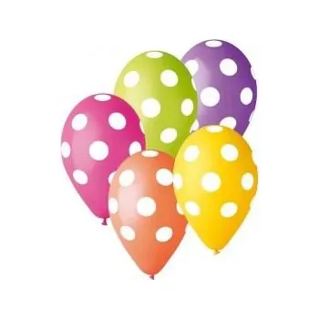 Balónek GoDan GD balónek 12" 25ks puntíky