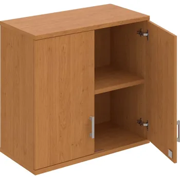 Policová skříň SZ 2 80 01 H – Skříň policová dvéřová 76,8 × 80 cm - Olše , Olše , USH – hranatá