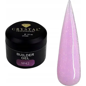 Lak na nehty Stavební gel #42 CRYSTAL PROFESSIONAL, 30 ml stavební gel