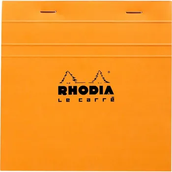 Blok Blok Rhodia N°148 - Le Carre 148 x 148, čtverečkovaný, oranžový