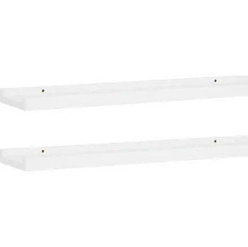 police Nástěnná police U 60x9x3cm bílá