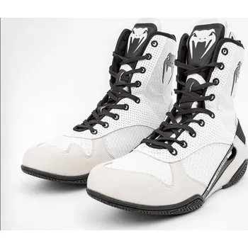 Boxerská obuv VENUM Boxerské boty Elite - bílo/černé 42