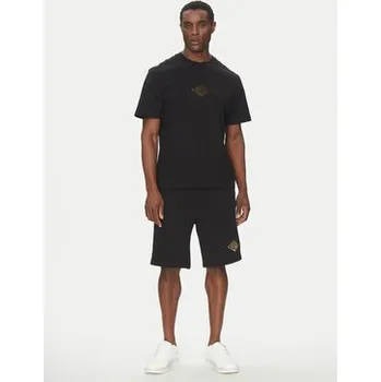 Pánské kraťasy HUGO Sportovní kraťasy Damtus 50534953 Černá Relaxed Fit XL